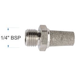 Muffler Metal Conical 1/4